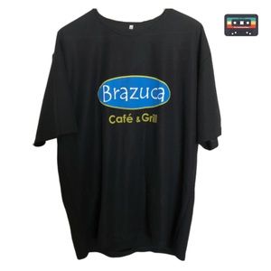 Brazil Souvenir Men's Shirt Brazuca Cafe Black M